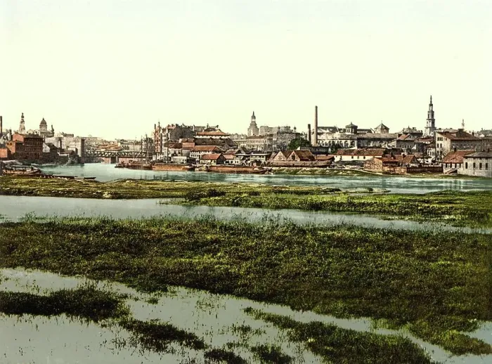 Framed Print : The Old Town of Poznan, formerly Germany, now Poznan in Poland, Germany, Historic, digitally restored reproduction of a photochrome print from the 1890s Framed Print : The Old Town of Poznan, formerly Germany, now Poznan in Poland, Germany, Historic, digitally restored reproduction of a photochrome print from the 1890s