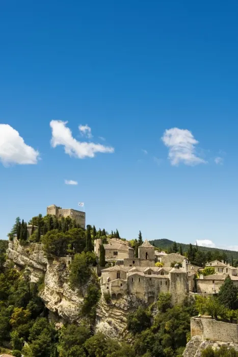 Framed Print : Old town, Vaison-la-Romaine, Vaucluse, Provence-Alpes-Cote dAzur, France