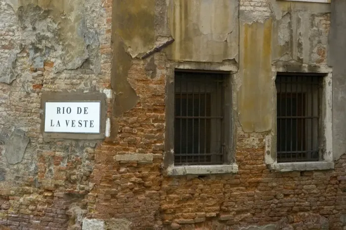 Framed Print : In the old town Venice Italy