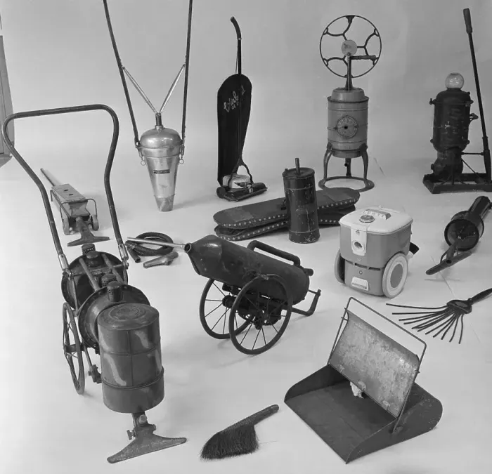 Framed Print : Old Vacuum Cleaners from Museum Framed Print : Old Vacuum Cleaners from Museum