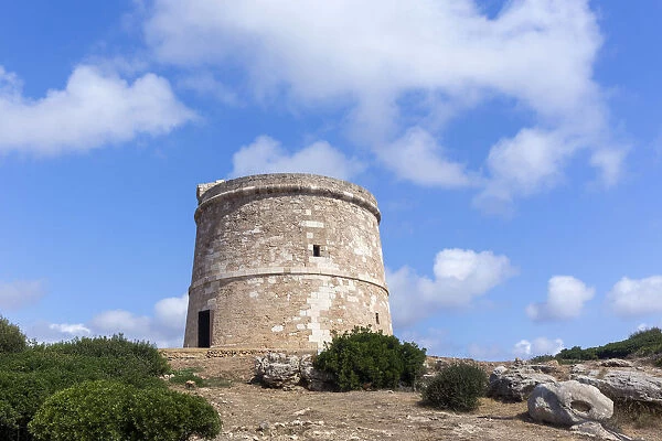 Old watchtower, Son Ganxo, Menorca, Balearic Islands, Spain