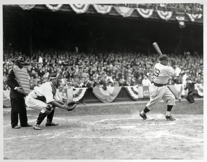 Framed Print : Older Hans Wagner Hitting Ball In Game Framed Print : Older Hans Wagner Hitting Ball In Game