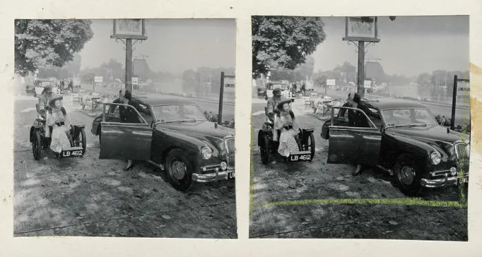 Framed Print : Oldest And Latest Riley Cars Framed Print : Oldest And Latest Riley Cars