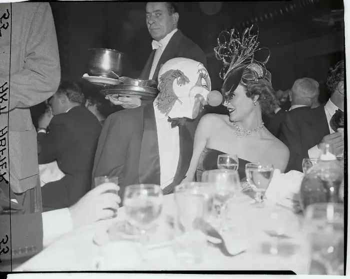 Framed Print : Oleg Cassini in Costume with His Wife Framed Print : Oleg Cassini in Costume with His Wife