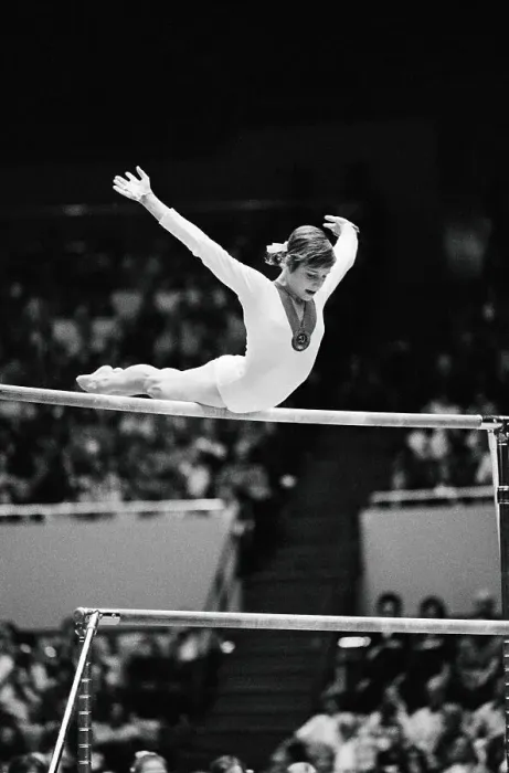 Framed Print : Olga Korbut Performing Framed Print : Olga Korbut Performing