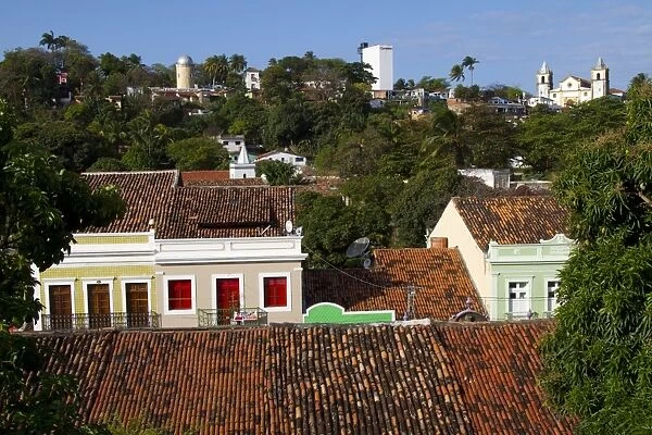 Olinda. View of Olinda, in Pernambuco state - Brazil.The city is one of