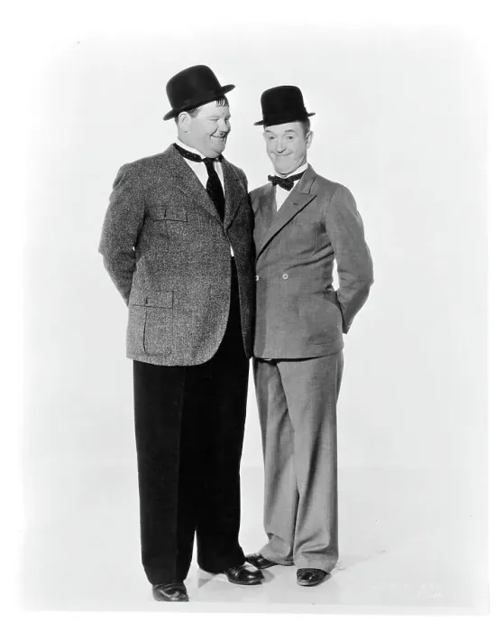 Framed Print : Oliver Hardy And Stan Laurel Framed Print : Oliver Hardy And Stan Laurel