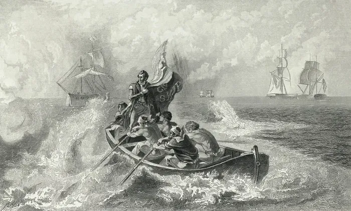 Framed Print : Oliver Perry / Battle Of Lake Erie 1813 Framed Print : Oliver Perry / Battle Of Lake Erie 1813