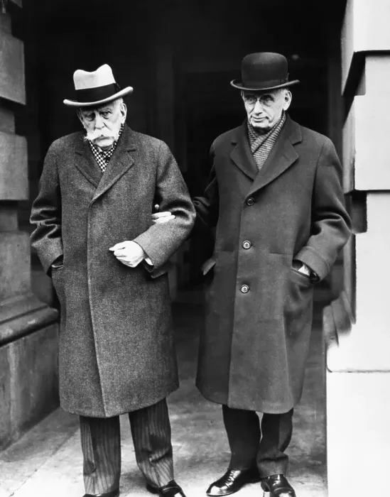 Framed Print : Oliver Wendell Holmes and Louis D. Brandeis Leaving Supreme Court Framed Print : Oliver Wendell Holmes and Louis D. Brandeis Leaving Supreme Court