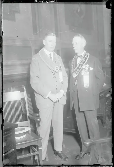 Framed Print : Olvany and Governor Smith Framed Print : Olvany and Governor Smith