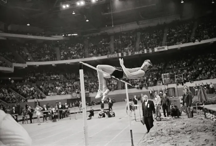 Framed Print : Olympian Dick Fosbury Jumping Cross Bar Framed Print : Olympian Dick Fosbury Jumping Cross Bar