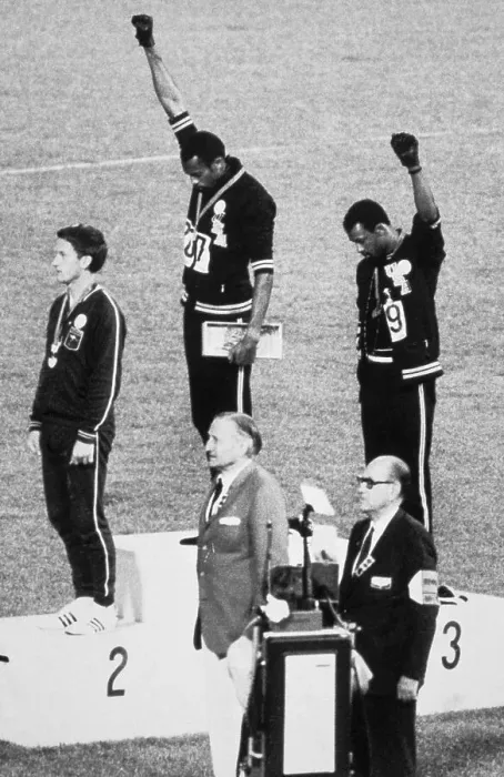 Framed Print : Olympic Atheletes on Podium