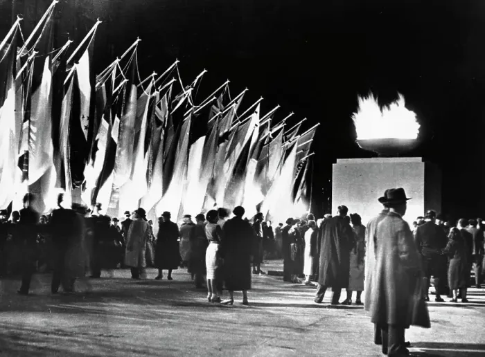 Framed Print : Olympic Ceremony - Olympics 1936 Framed Print : Olympic Ceremony - Olympics 1936