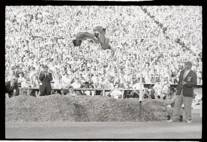 Framed Print : Olympic High Jumper John Thomas Framed Print : Olympic High Jumper John Thomas