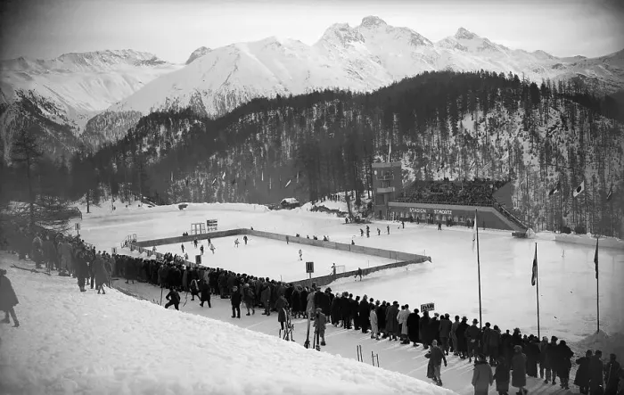 Framed Print : Olympic Hockey Stadium and Match