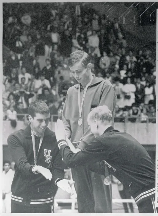 Framed Print : Olympic Racers on Award Stand Framed Print : Olympic Racers on Award Stand