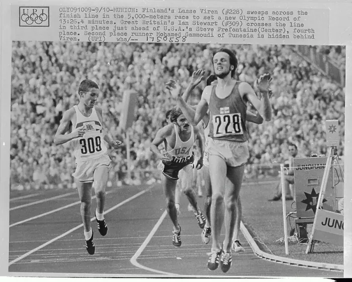Framed Print : Olympic Racers Running on Track Framed Print : Olympic Racers Running on Track