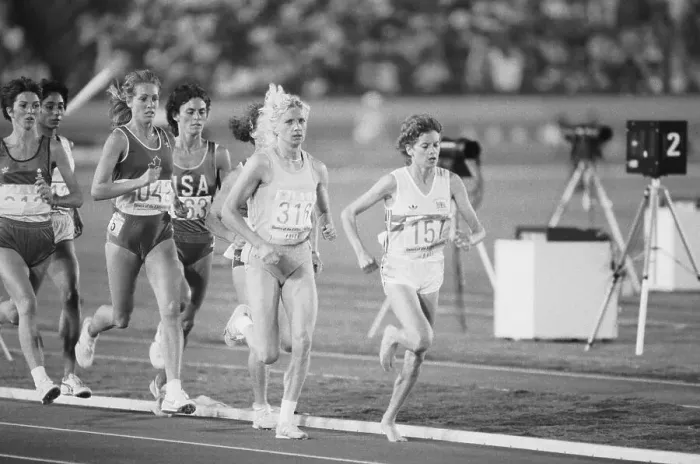 Framed Print : Olympic Runner Zola Budd Qualifying in 3, 000 Meter Run Framed Print : Olympic Runner Zola Budd Qualifying in 3, 000 Meter Run