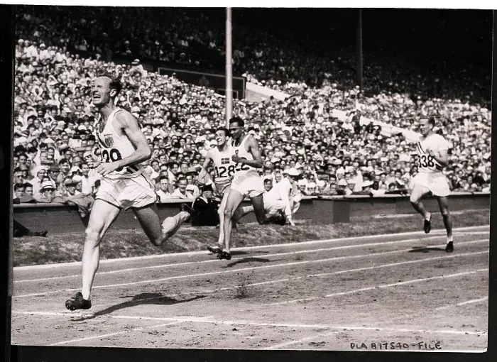 Framed Print : Olympic Runners Finishing Hurdles Race Framed Print : Olympic Runners Finishing Hurdles Race