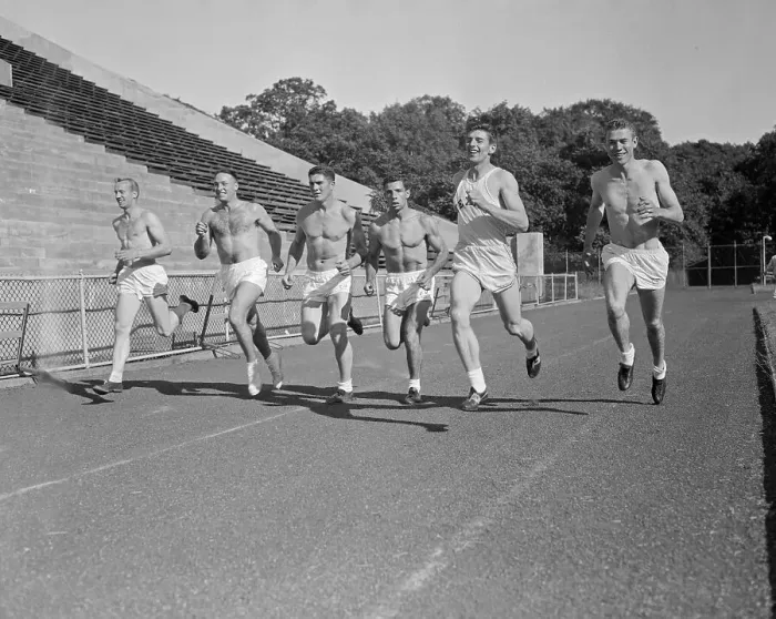 Framed Print : Olympic Runners on The Track Framed Print : Olympic Runners on The Track