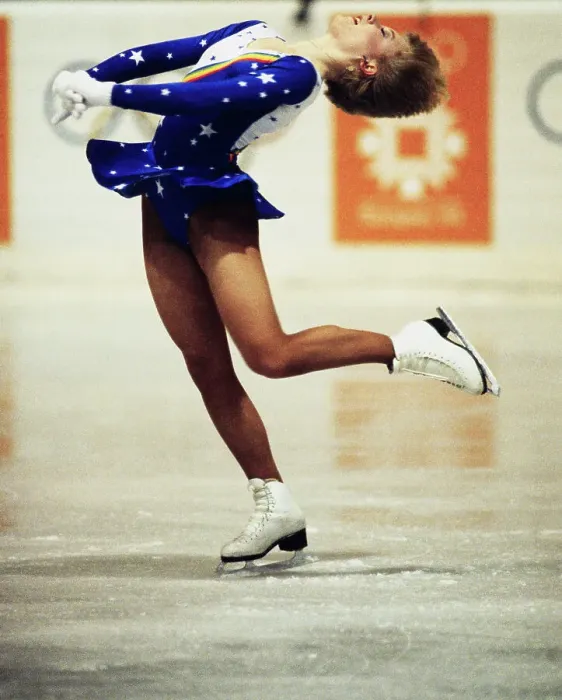 Framed Print : Olympic Skater Rosalynn Sumners on the Ice Framed Print : Olympic Skater Rosalynn Sumners on the Ice