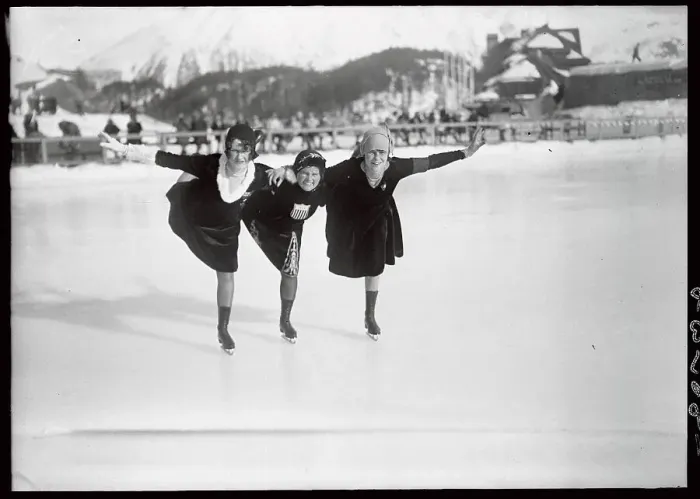 Framed Print : Olympic Skaters Performing for Camera Framed Print : Olympic Skaters Performing for Camera