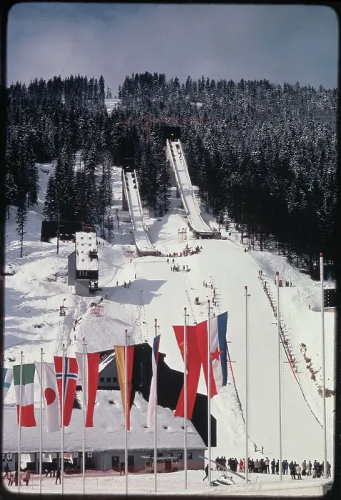 Framed Print : Olympic Ski Jumping Area Framed Print : Olympic Ski Jumping Area