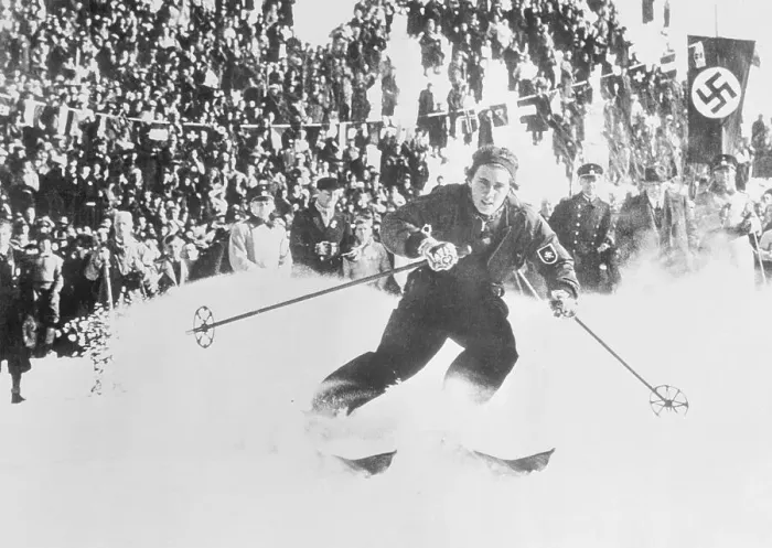 Framed Print : Olympic Skier Christel Cranz Framed Print : Olympic Skier Christel Cranz