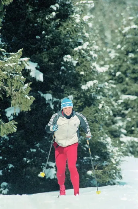 Framed Print : Olympic Skier Bill Koch Practicing Before 1984 Olympics Framed Print : Olympic Skier Bill Koch Practicing Before 1984 Olympics
