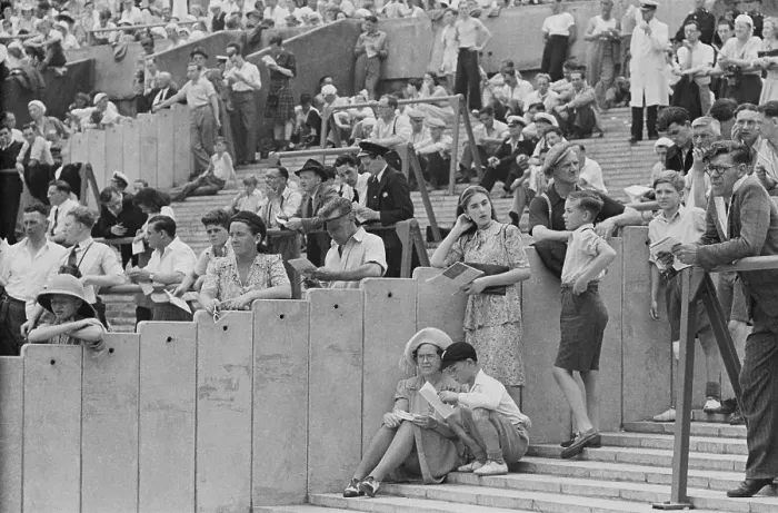 Framed Print : Olympic Spectators Framed Print : Olympic Spectators