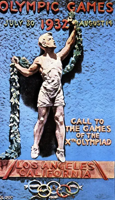 Framed Print : Olympic summer games Los Angeles 1932 Framed Print : Olympic summer games Los Angeles 1932
