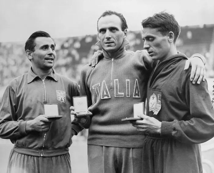 Framed Print : Olympic Winners of 50Km Walk Framed Print : Olympic Winners of 50Km Walk
