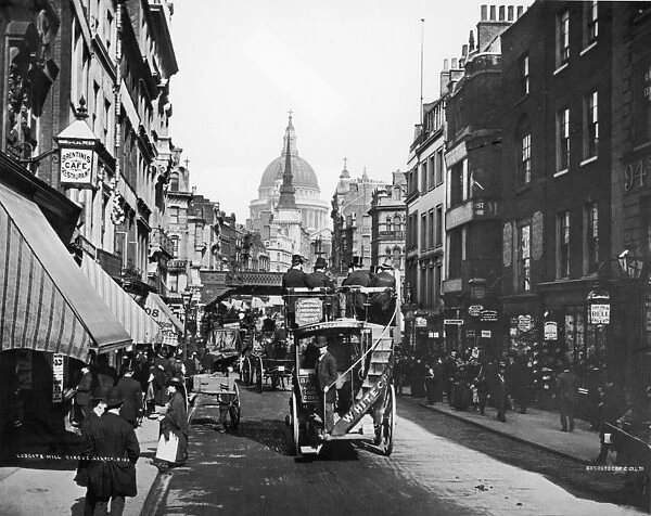 Omnibus On Fleet Street