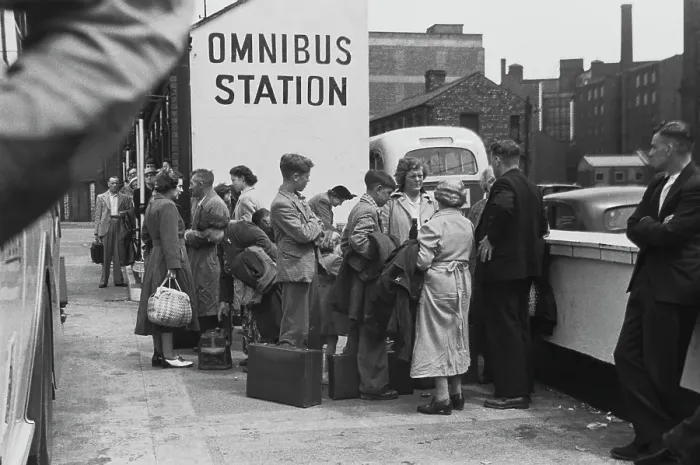 Framed Print : Omnibus Station