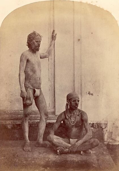 Oodassees, Sikh devotees or mendicants in Delhi, circa 1870
