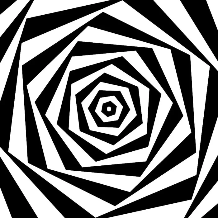 Framed Print : Op art: Twisted polygons Framed Print : Op art: Twisted polygons