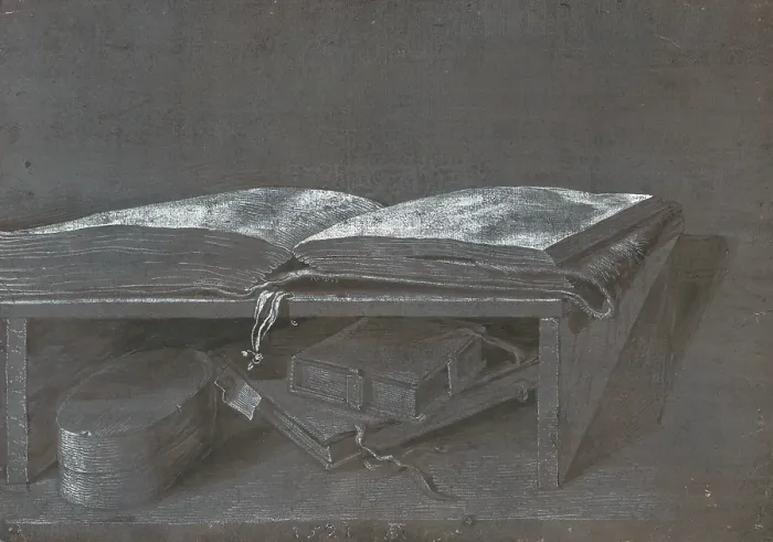 Framed Print : Open Book (study)