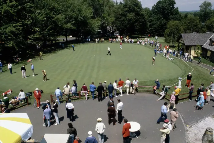 Framed Print : US Open Golf Tournament
