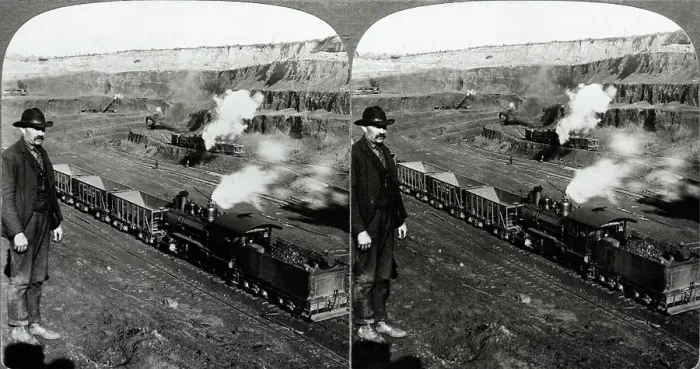 Framed Print : Open Pit Mining In Minnesota