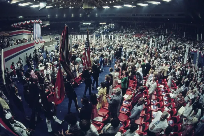 Framed Print : Opening Ceremony, Democratic National Convention