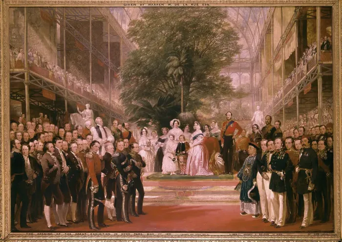 Framed Print : Opening of Crystal Palace, London Framed Print : Opening of Crystal Palace, London