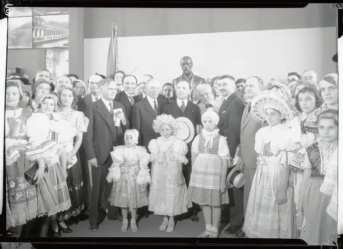 Framed Print : Opening of Czechoslovakian House Framed Print : Opening of Czechoslovakian House