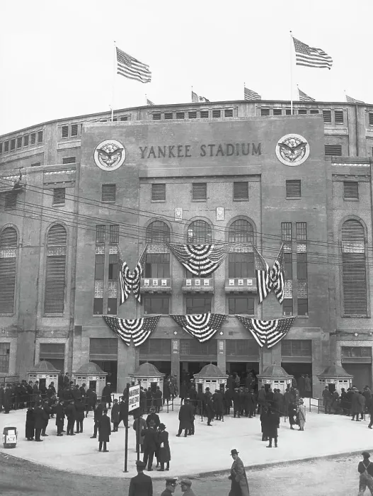 Framed Print : Opening Day for Yankee Stadium in New York Framed Print : Opening Day for Yankee Stadium in New York