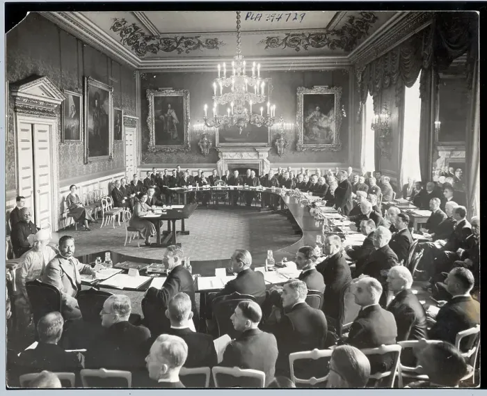 Framed Print : Opening of the Empire Conference