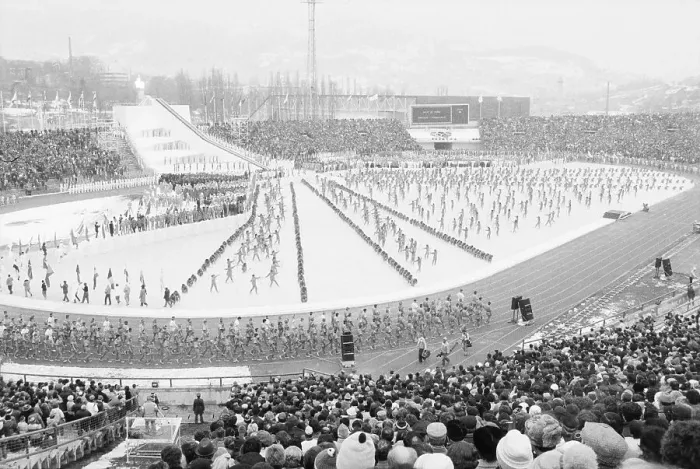 Framed Print : Opening of Sarajevo Olympic Games Framed Print : Opening of Sarajevo Olympic Games