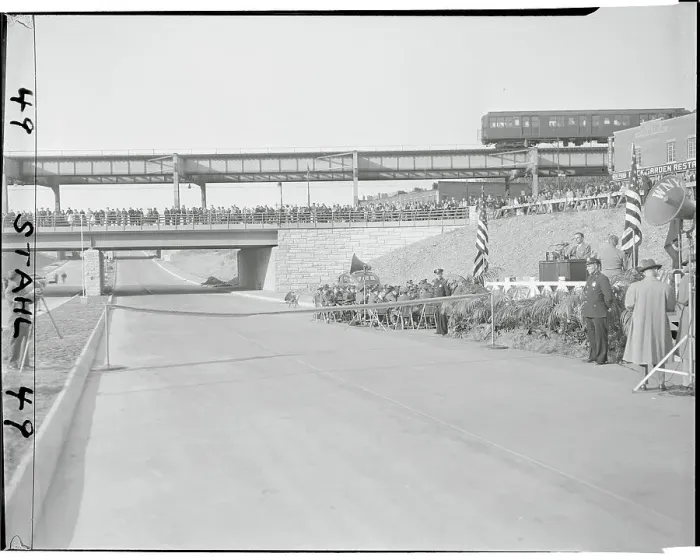 Framed Print : Opening of Van Wyck Expressway Framed Print : Opening of Van Wyck Expressway