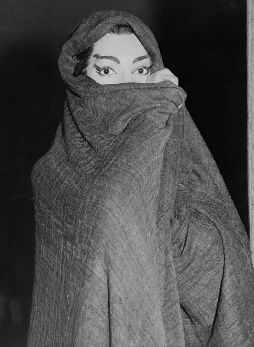 Framed Print : Opera Entertainer Maria Callas in Costume