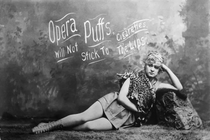 Framed Print : Opera Puffs Cigarettes advertisement Framed Print : Opera Puffs Cigarettes advertisement