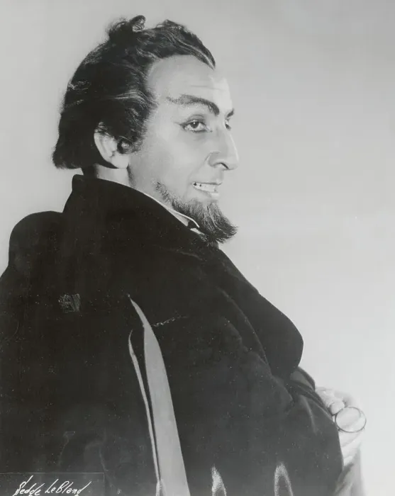 Framed Print : Opera Singer Luben Vichey as Mephistopheles Framed Print : Opera Singer Luben Vichey as Mephistopheles