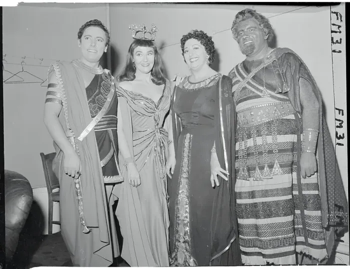 Framed Print : Opera Singers Dressed in Costume Framed Print : Opera Singers Dressed in Costume